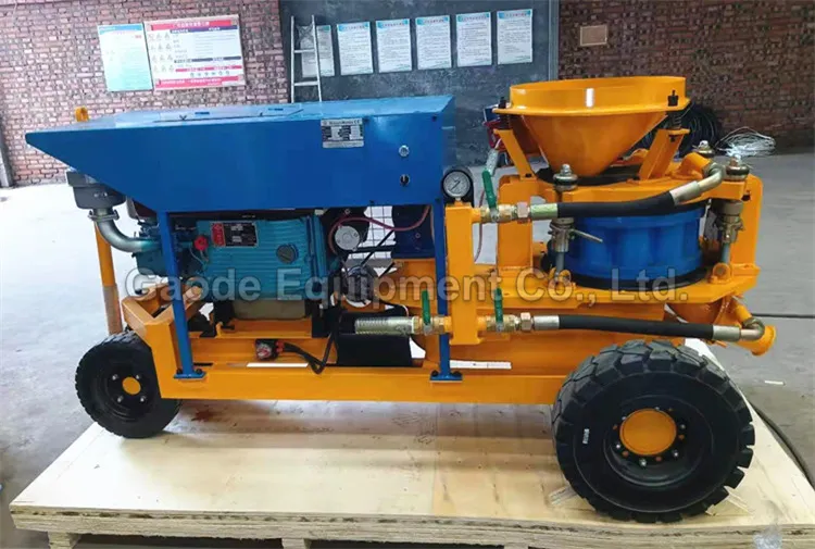 Gaodetec GSZ3000D diesel wet mix shotcrete machine for sale
